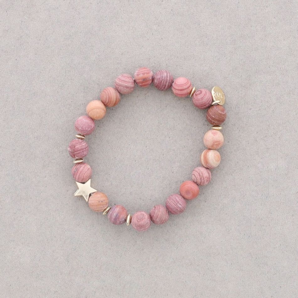STONE ELASTIC BRACELET 8MM
