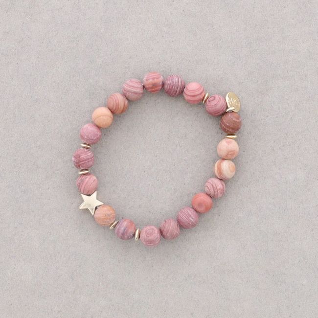 STONE ELASTIC BRACELET 8MM