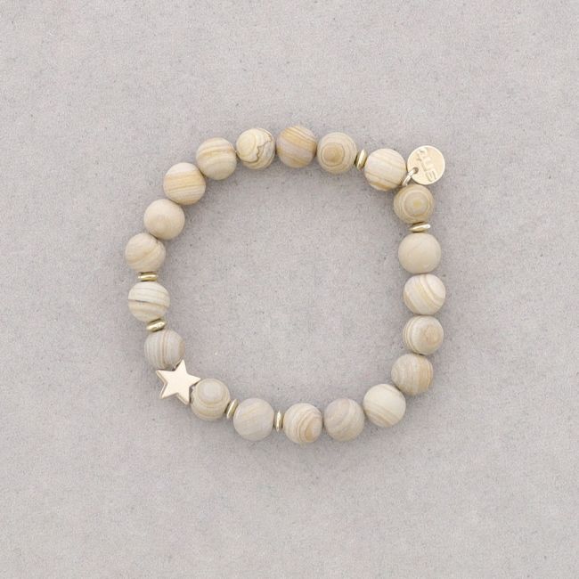 PULSERA ELASTICA PIEDRAS 8MM