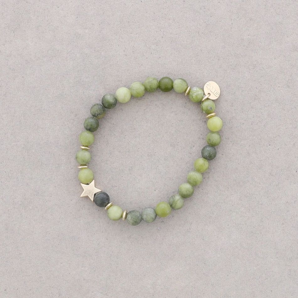 PULSERA ELASTICA PIEDRAS 6MM