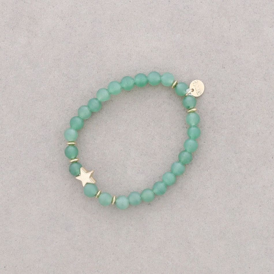 STONE ELASTIC BRACELET 6MM
