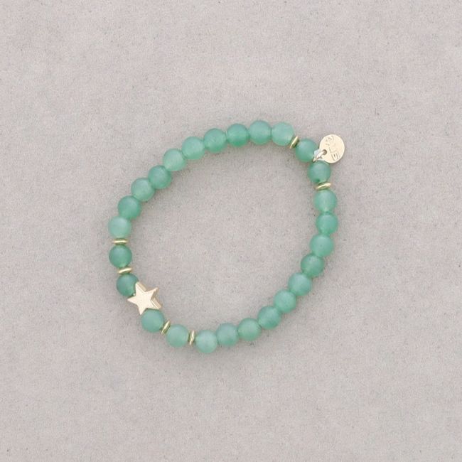 STONE ELASTIC BRACELET 6MM