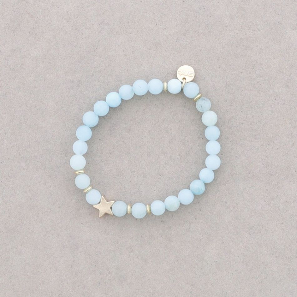 STONE ELASTIC BRACELET 6MM