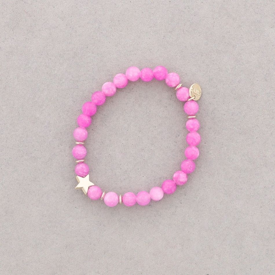 STONE ELASTIC BRACELET 6MM