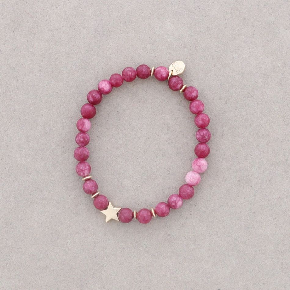 PULSERA ELASTICA PIEDRAS 6MM