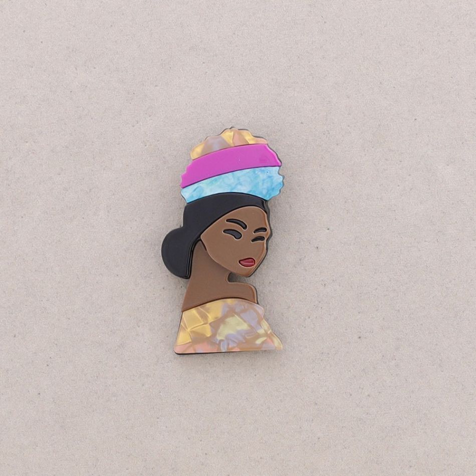 BROCHE RESINA MUJER