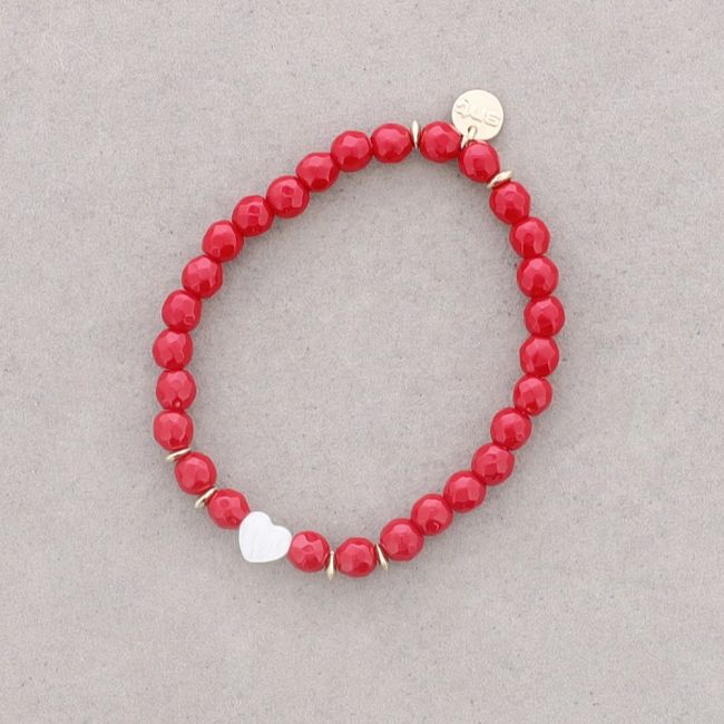 STONE ELASTIC BRACELET 6MM