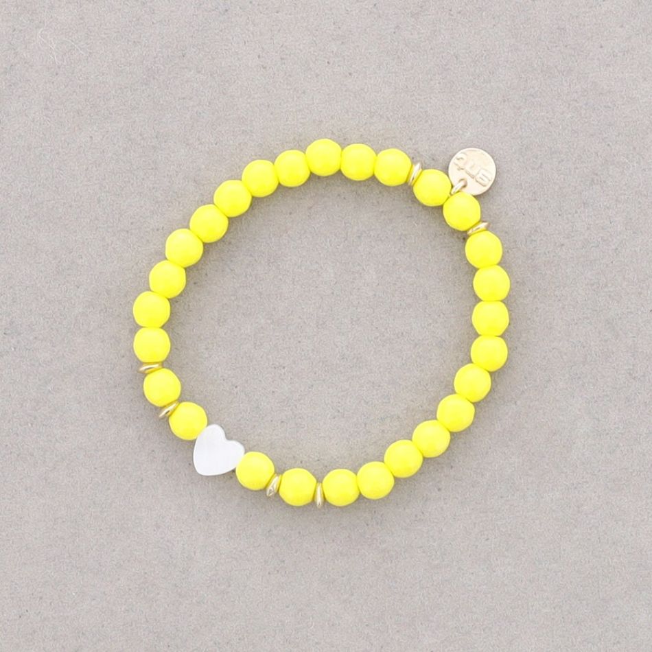 STONE ELASTIC BRACELET 6MM