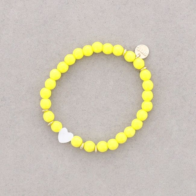 STONE ELASTIC BRACELET 6MM