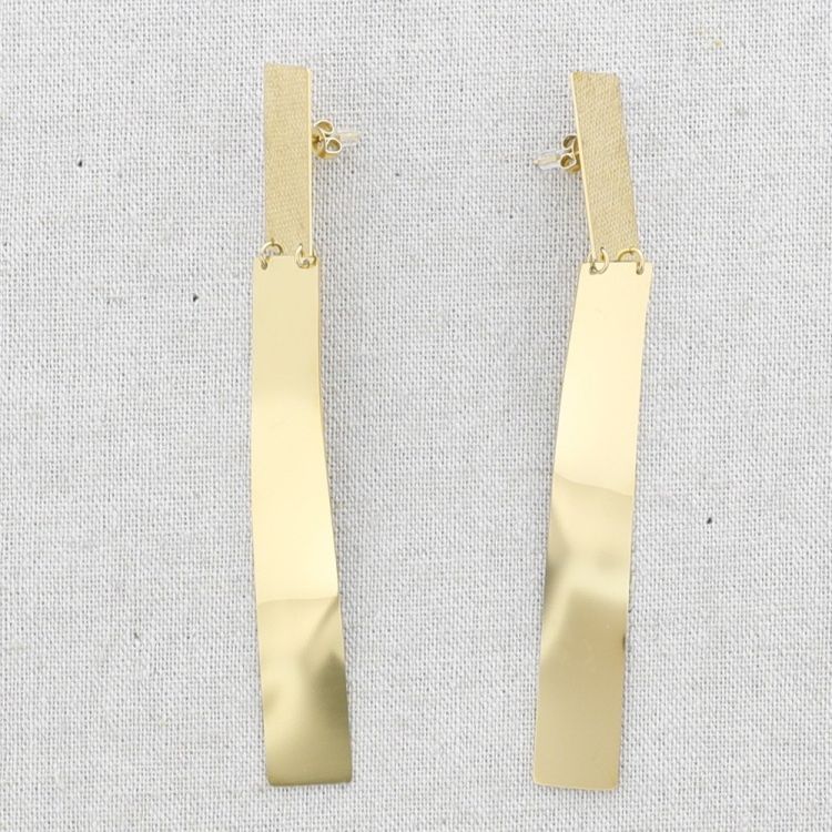 PENDIENTES ACERO FORMA