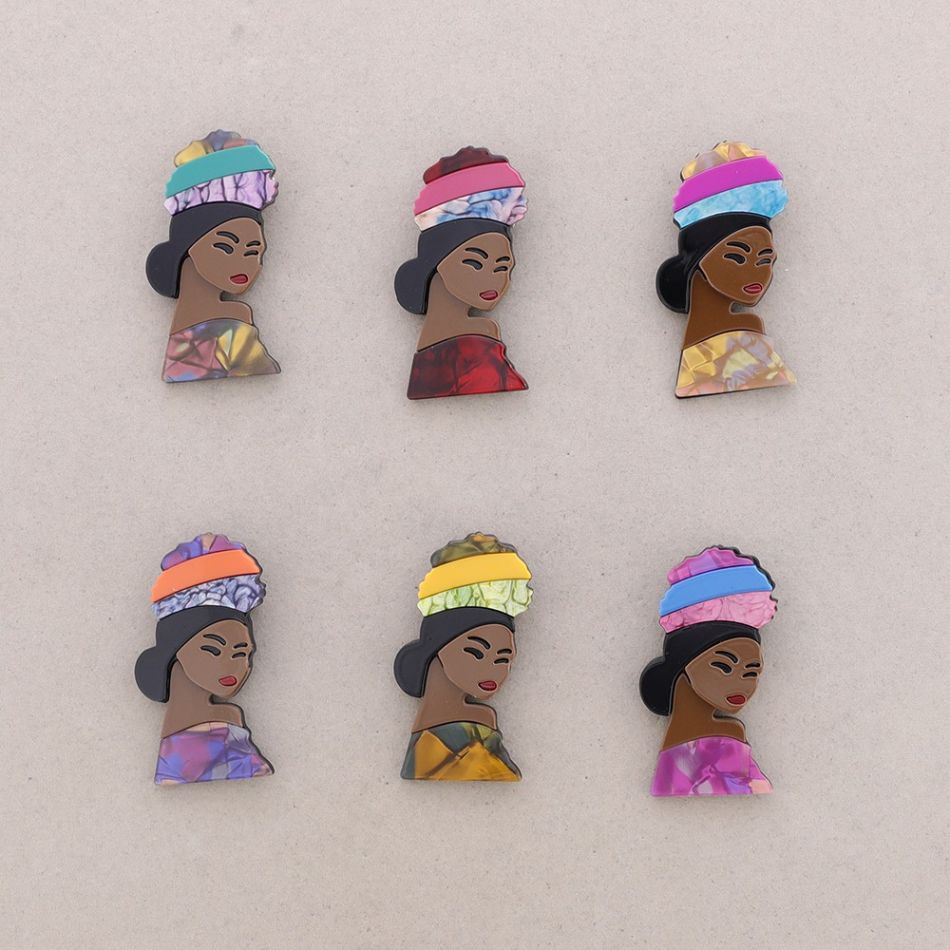 BROCHE RESINA MUJER