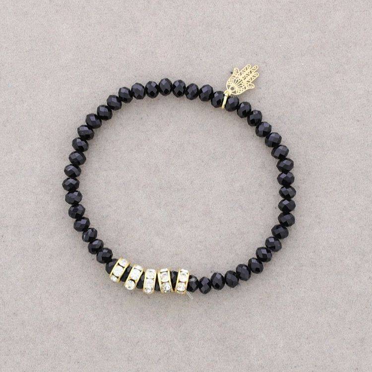 PULSERA CRISTALES FACETADOS