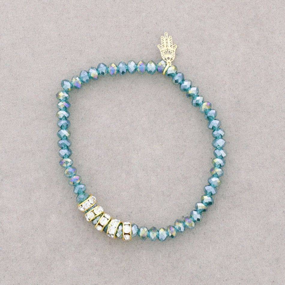 FACETED CRYSTALS BRACELET