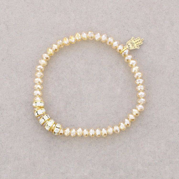 PULSERA CRISTALES FACETADOS 2