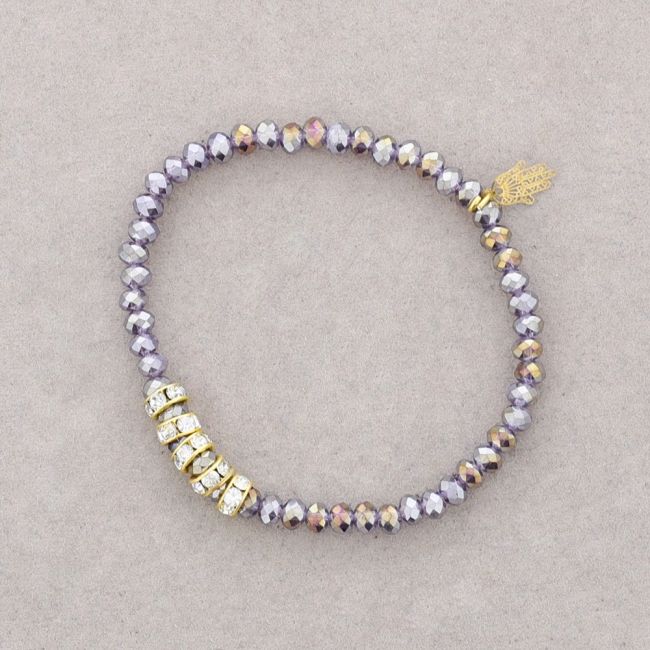 FACETED CRYSTALS BRACELET