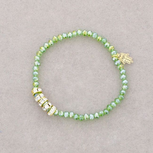 PULSERA CRISTALES FACETADOS