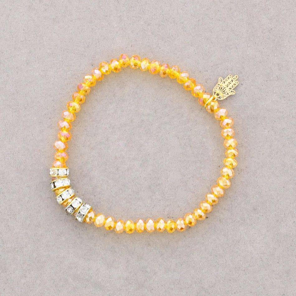 PULSERA CRISTALES FACETADOS