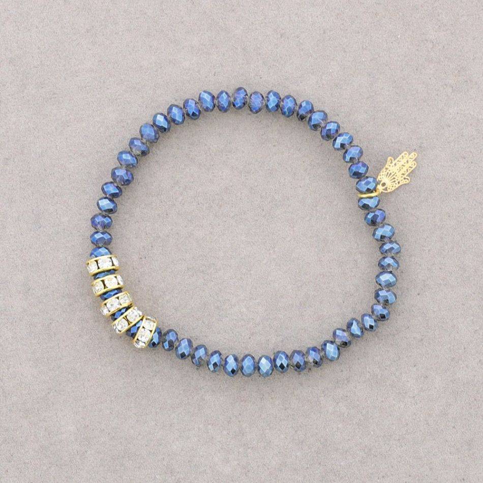 FACETED CRYSTALS BRACELET