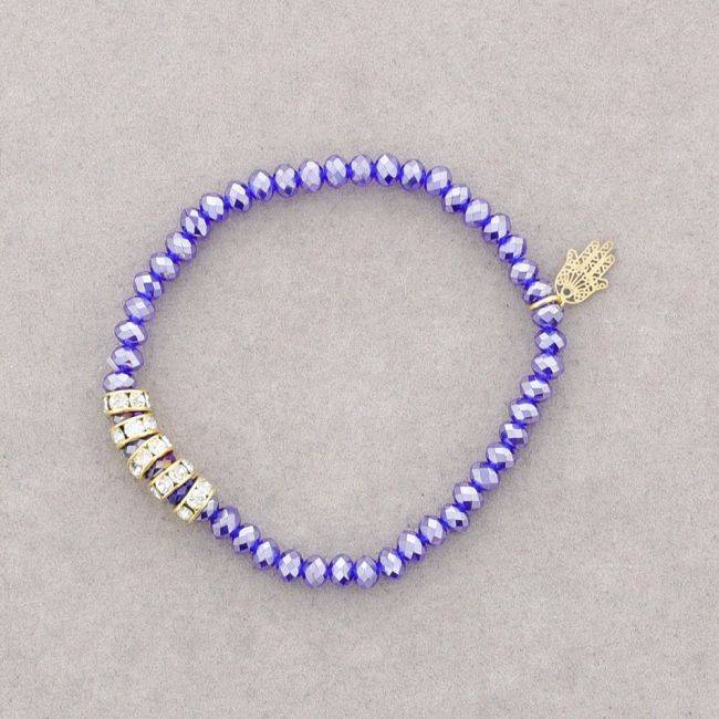 PULSERA CRISTALES FACETADOS