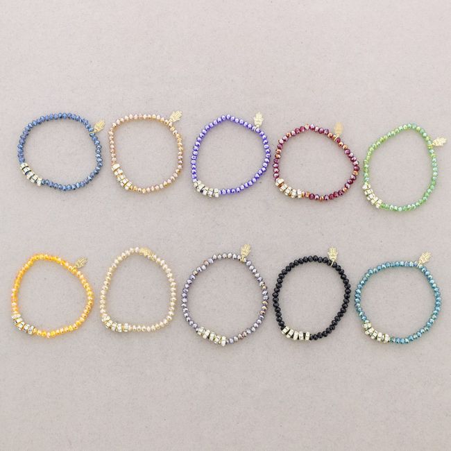FACETED CRYSTALS BRACELET