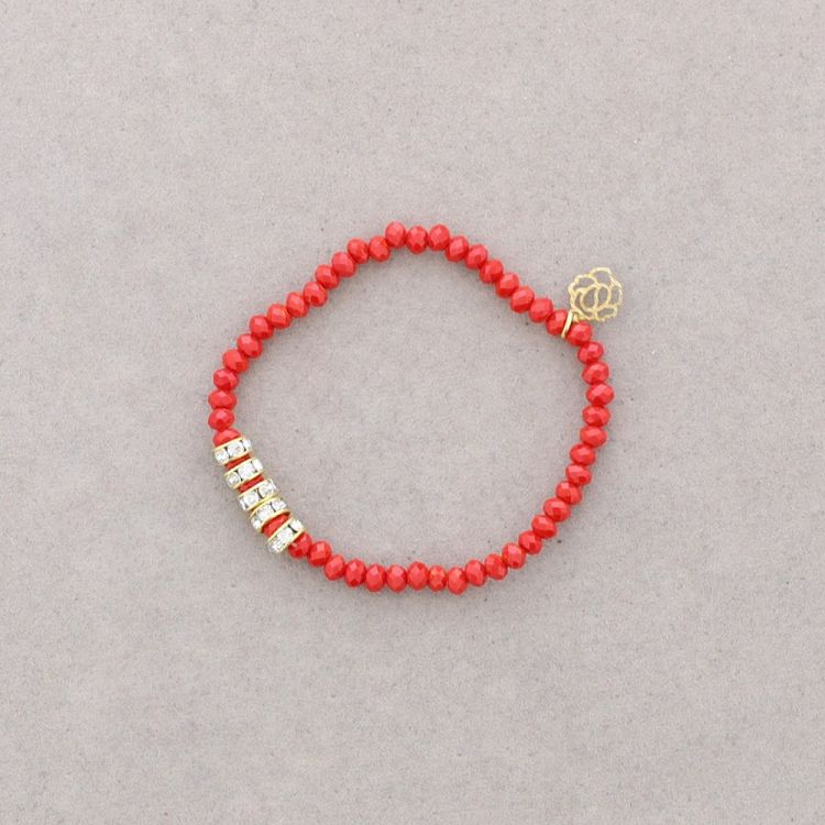 METAL FACETED BEADS BRACELET 2