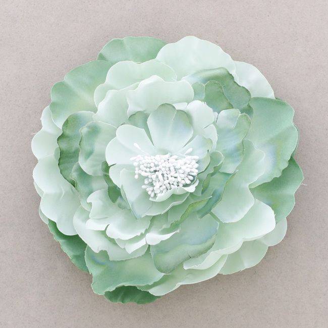 FABRIC FLOWER BROOCH 16CM