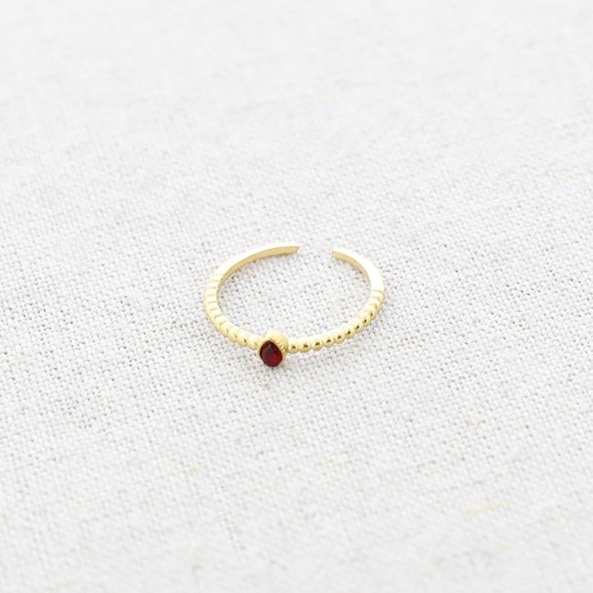 ANILLO ACERO PIEDRA