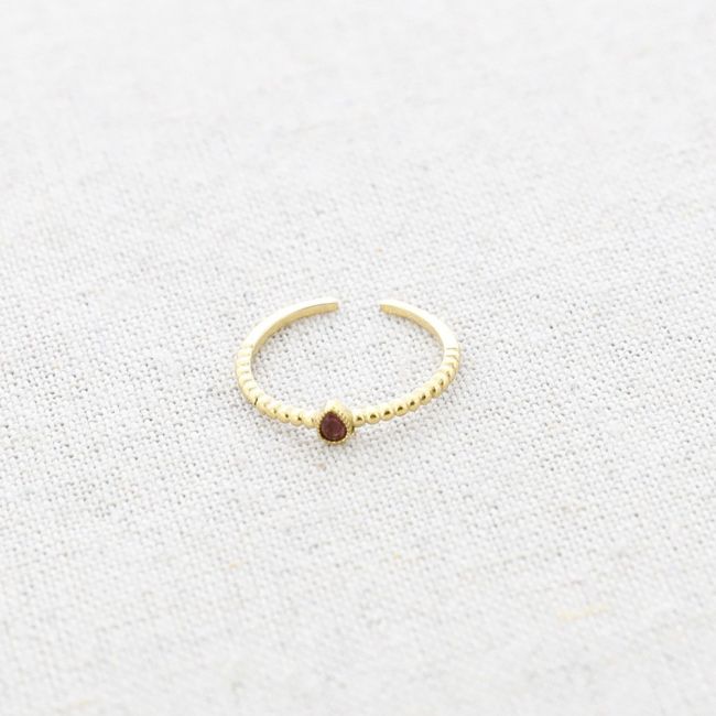 ANILLO ACERO PIEDRA