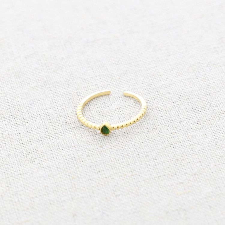 ANILLO ACERO PIEDRA