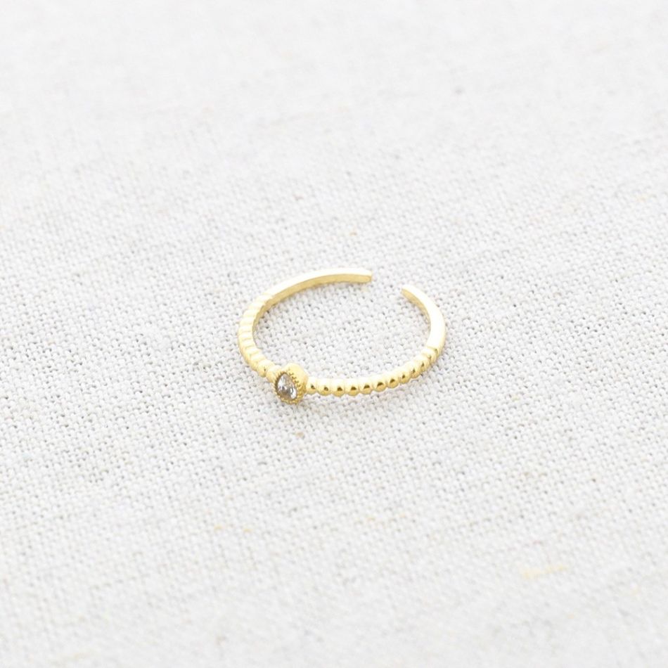 ANILLO ACERO PIEDRA
