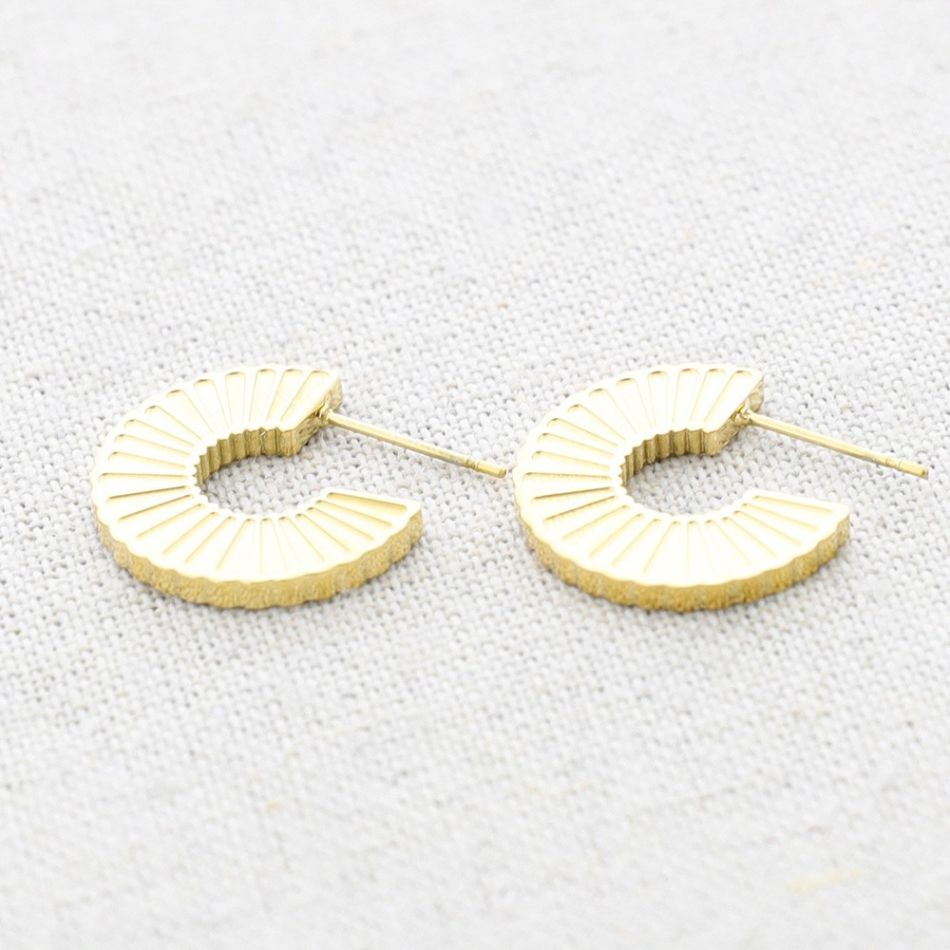 PENDIENTES ACERO ARO DIBUJO