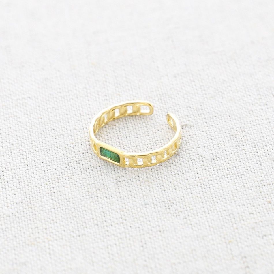 ANILLO ACERO ZIRCONITA