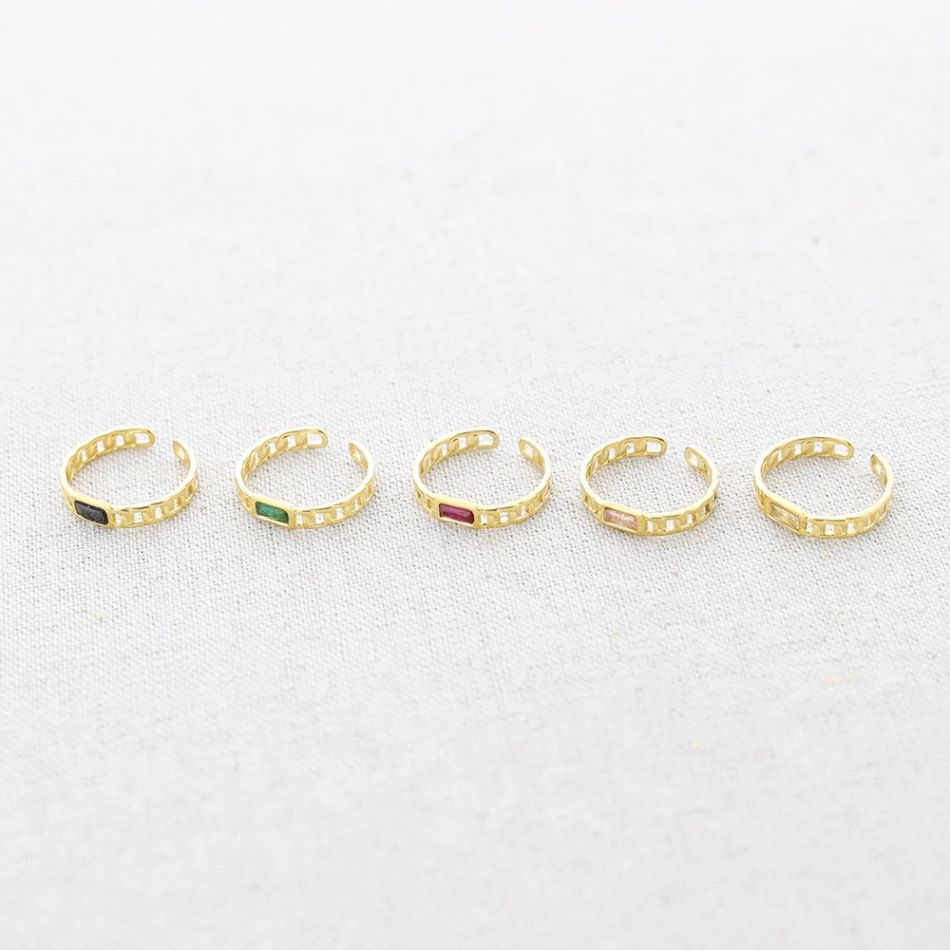 ANILLO ACERO ZIRCONITA