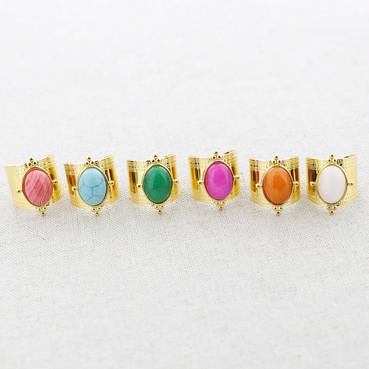 ANILLO ACERO PIEDRA 2