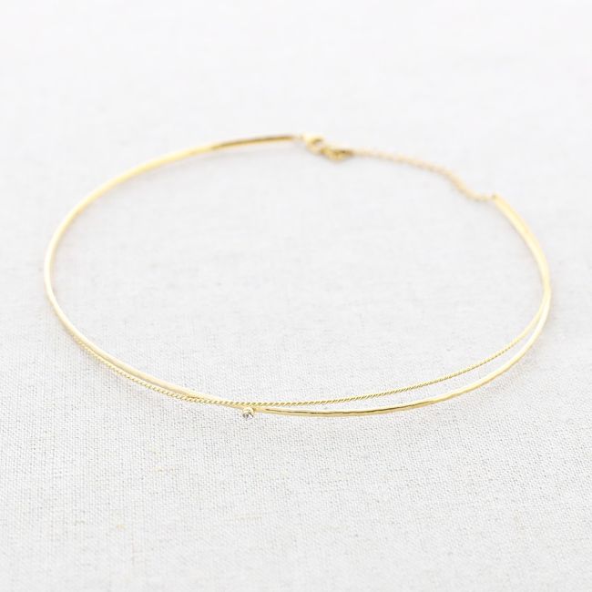 CHOKER ACERO VARIAS TIRAS