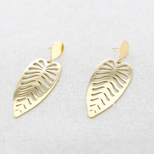 STEEL PENDANT EARRINGS