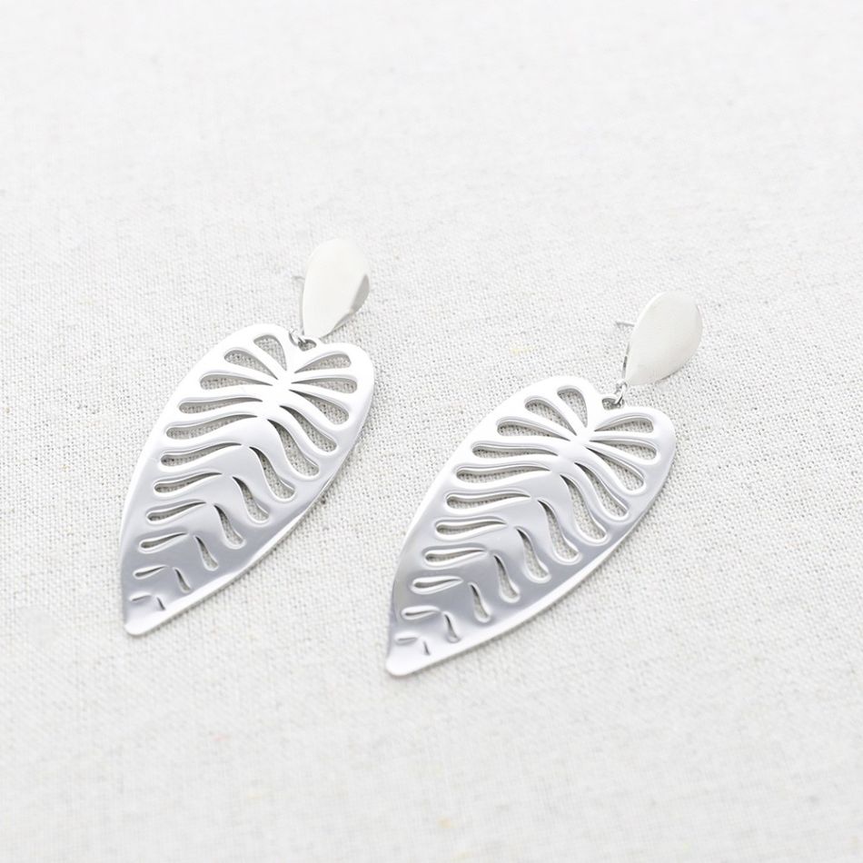 STEEL PENDANT EARRINGS