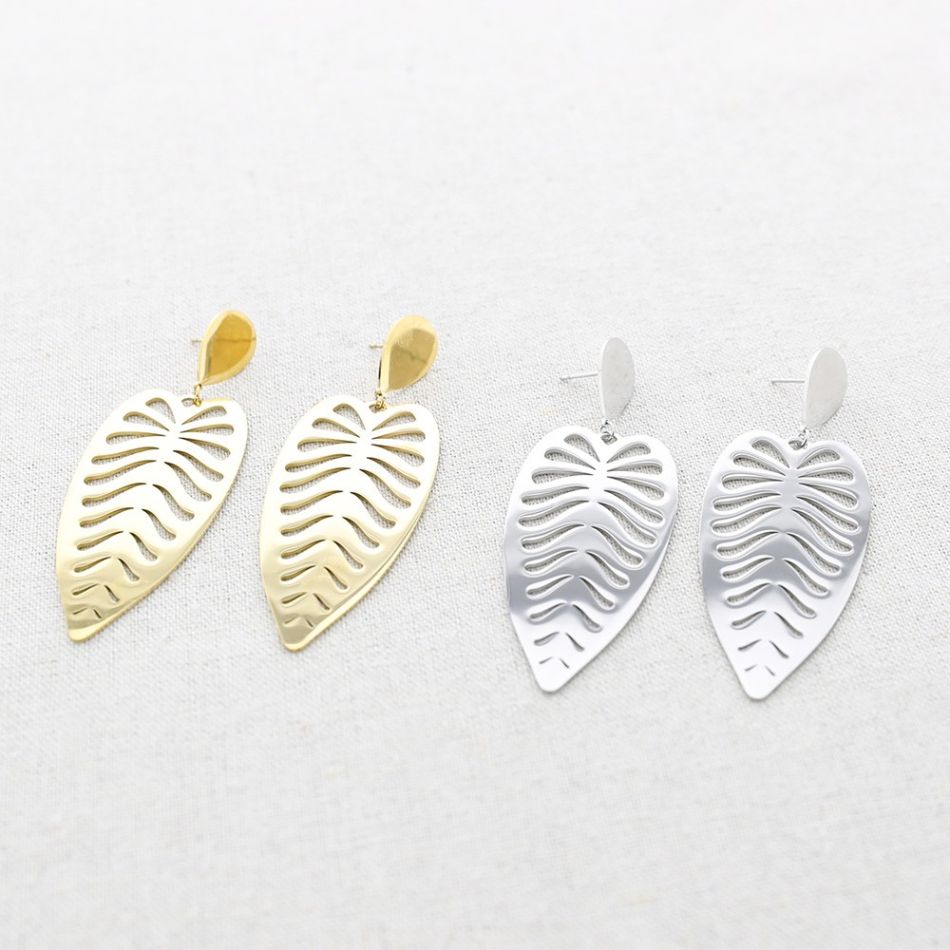 STEEL PENDANT EARRINGS