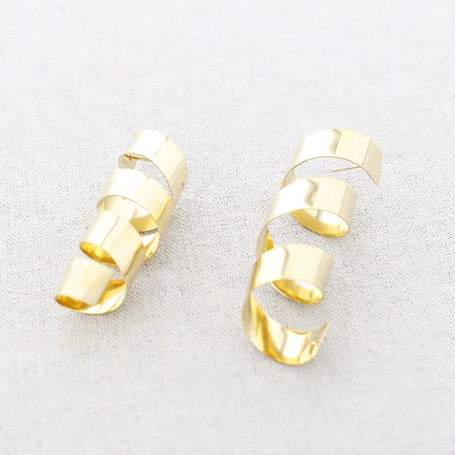 SPIRAL STEEL EARRINGS