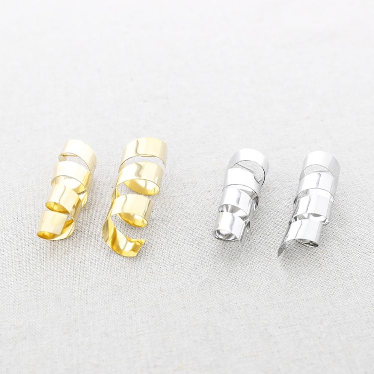 PENDIENTES ACERO ESPIRAL 2