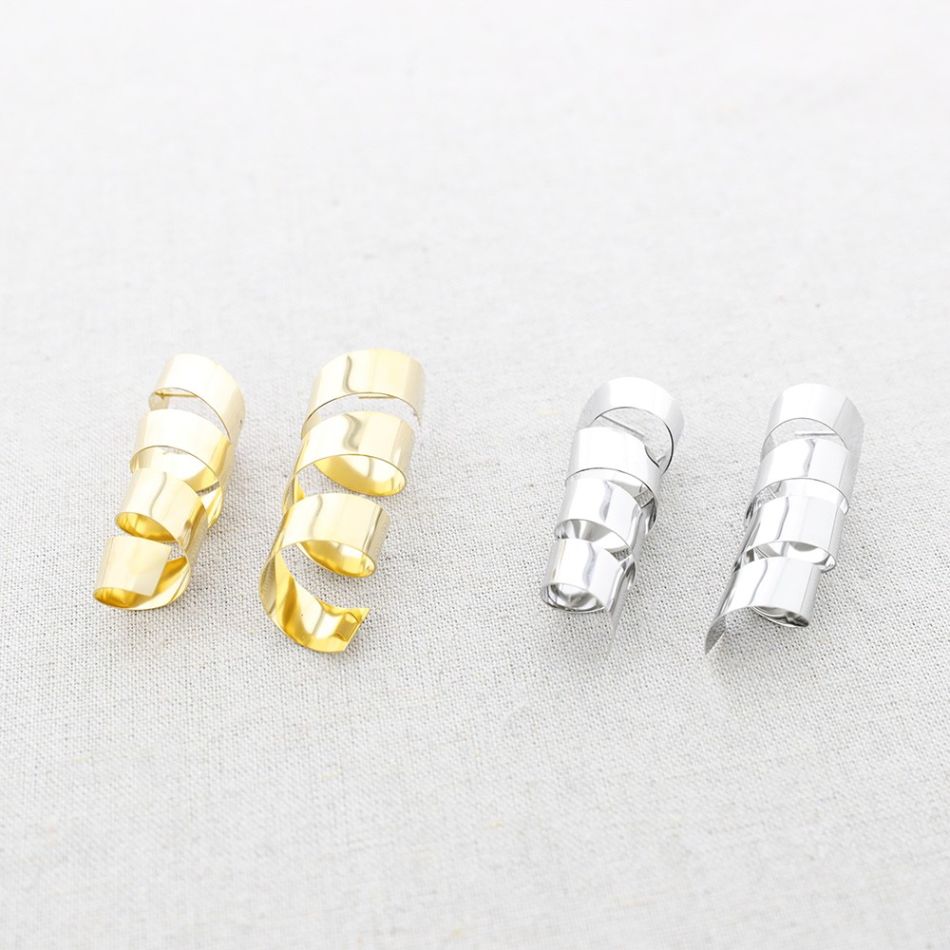 SPIRAL STEEL EARRINGS