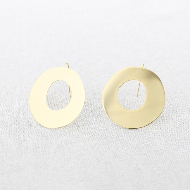 PENDIENTES ACERO ARO ANCHO