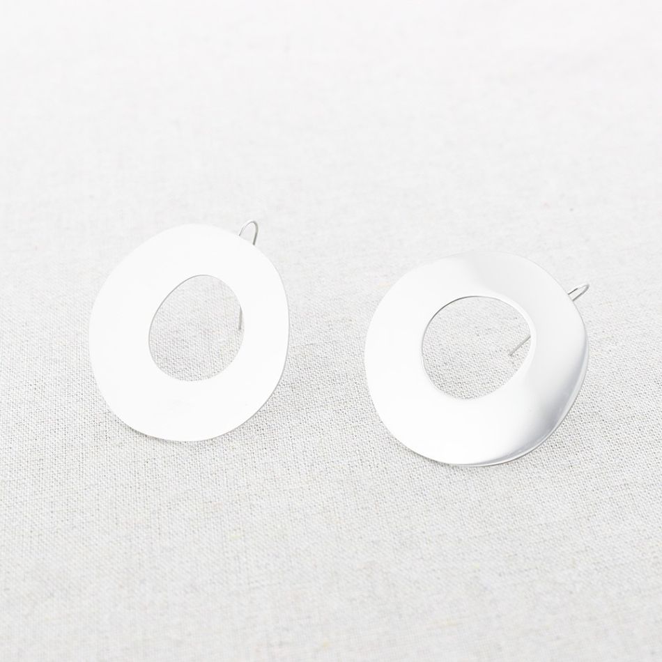 PENDIENTES ACERO ARO ANCHO