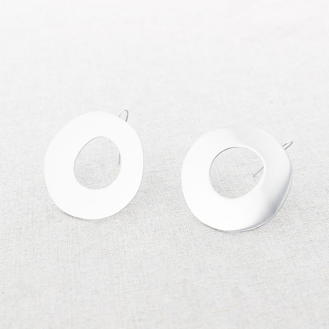 PENDIENTES ACERO ARO ANCHO