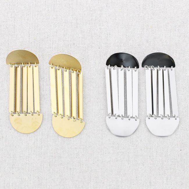 GEOMETRIC SHAPES STEEL EARRINGS