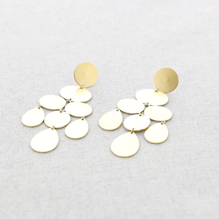 PENDIENTES ACERO FORMAS GEOMÉTRICAS
