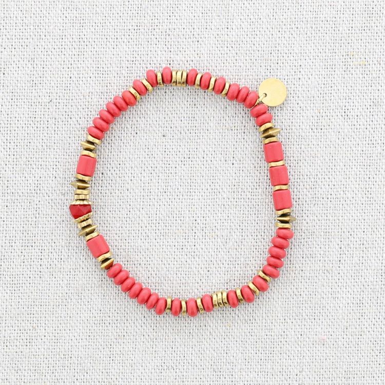STEEL ELASTIC BRACELET WITH STONES