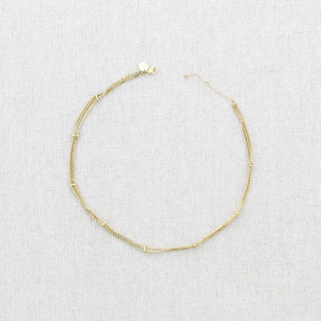 STEEL CHAINS NECKLACE