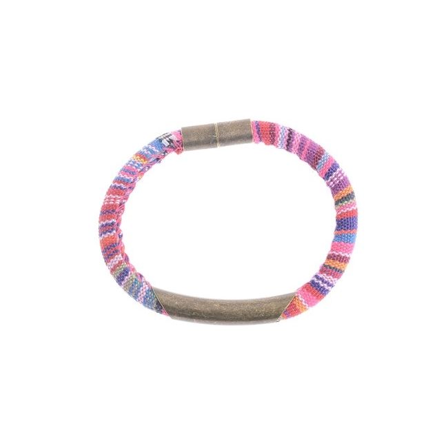 PULSERA  ÉTNICA TUBO