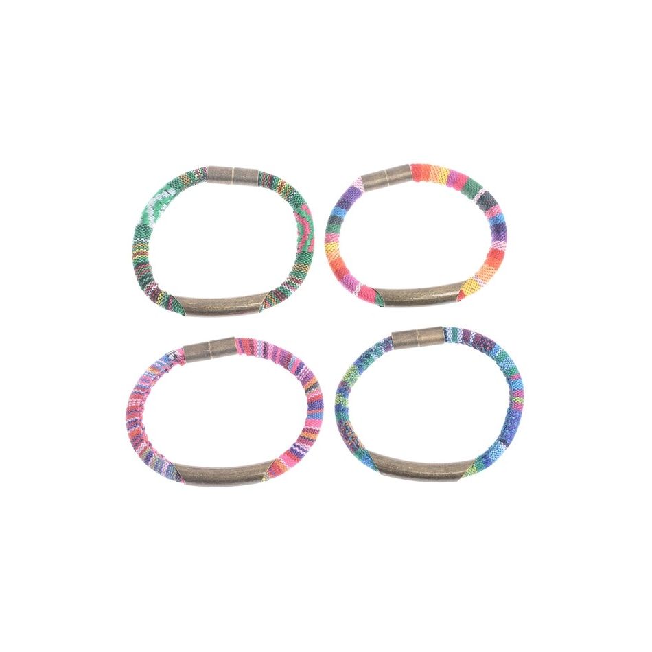 PULSERA  ÉTNICA TUBO